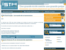 Tablet Screenshot of blogs.isth.fr