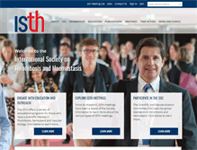 Tablet Screenshot of isth.org